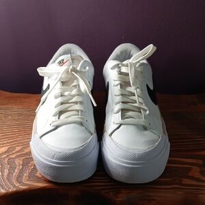 Nike Court Legacy Left White and Black Sneakers